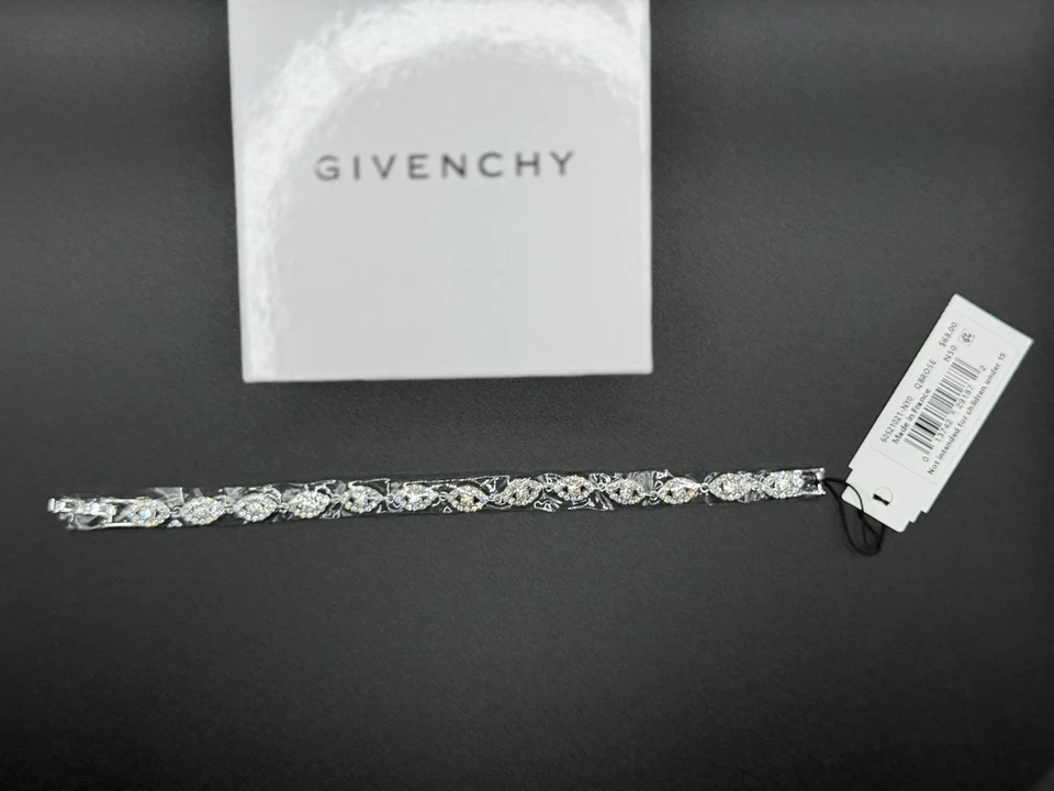 Pulsera Givenchy Plata Ojo Flexible Cristal Foto 2 de 3