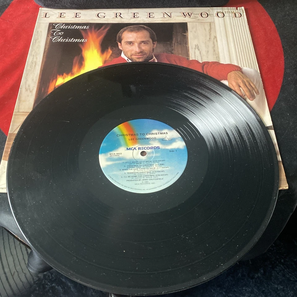 🎅🏼 Lee Greenwood - Christmas to Christmas (1985, Vinyl LP) *$12.25* Foto 3 de 4
