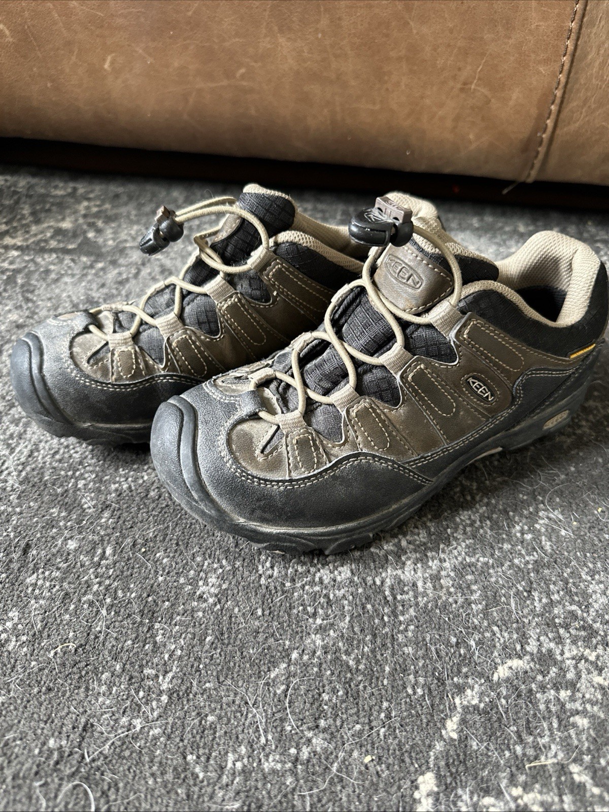 Keen Newport Sneakers da trekking in pelle ragazzo 4 impermeabili