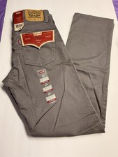 Levi's 511 Slim Boys' Jeans Stretch Adjustable Waist Gray 14 REG 27x29