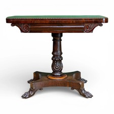 Regency Rosewood Folding Card Table