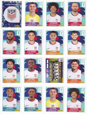 2026 Panini FIFA World Cup Stickers - Team USA - You Pick /Choose!