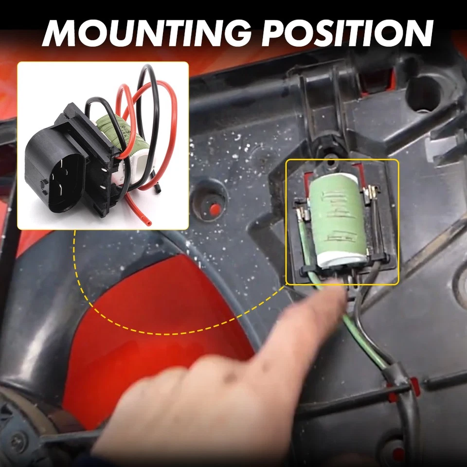 Relé de resistencia del motor del ventilador de refrigeración del radiador para Chevrolet Cruze Sonic Opel 11-16 Foto 4 de 4
