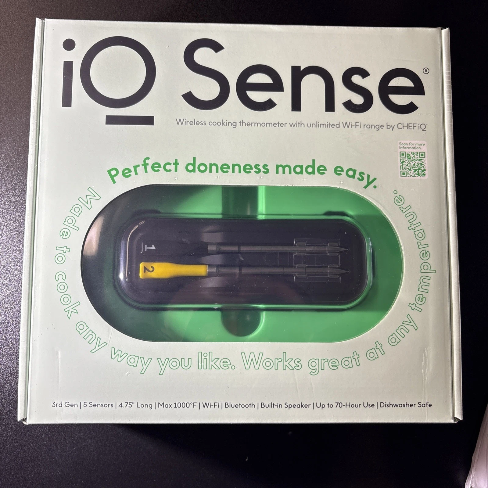 Chef iQ Smart Thermometer and Hub, 2-probe Set Third Generation
Opens in a new window or tab