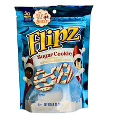 Flipz Elf on the Shelf Sugar Cookie Pretzels 6.5oz Holiday Snack