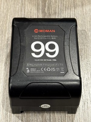 V Mount Battery, Moman Mini V-Lock Mount Power 99Wh 15A Up to 200W Draw