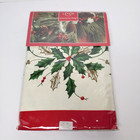 Lenox Christmas Holiday Ivy Tablecloth 60x84 Oblong New