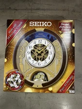 Seiko Melodies in Motion Special Christmas Edition Clock: 22 Crystals 45 Songs