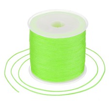 0.8mm String for Bracelets 44 Yards Beading Thread Fluorescent Green 