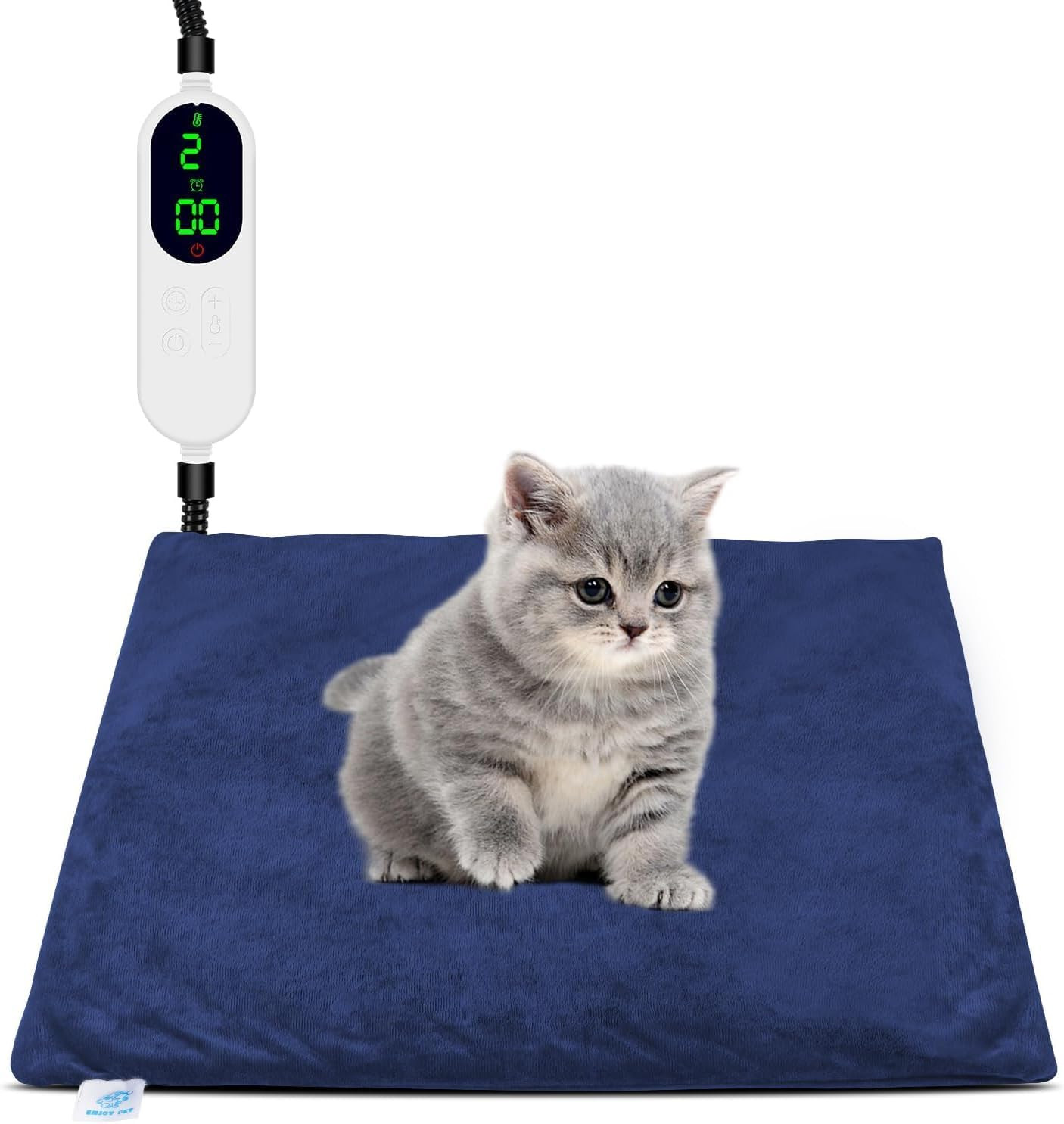 Indoor, Pet Heating Pad For Cats And Dogs, Waterproof Heated Cat