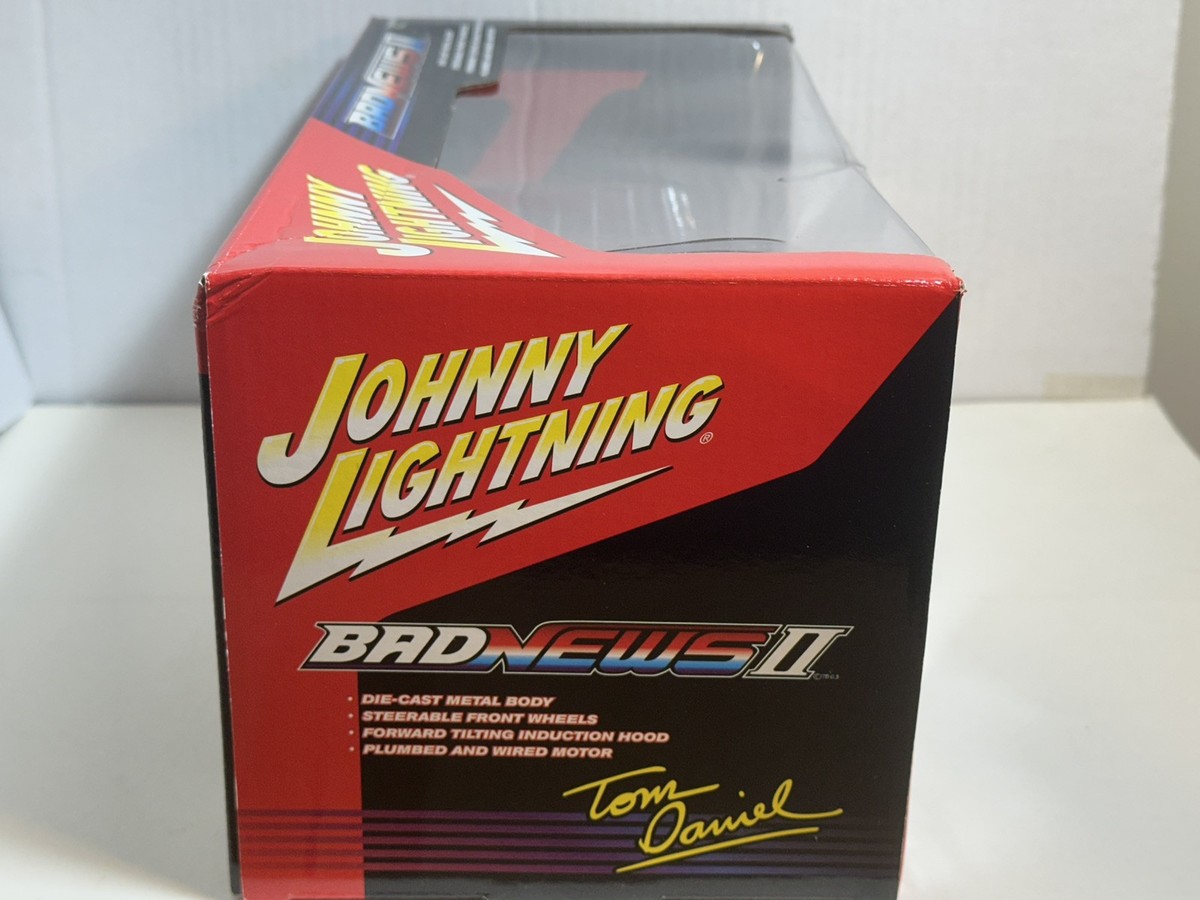 JOHNNY LIGHTNING TOM DANIEL'S BAD NEWS II RED 1:18 DIECAST MODEL