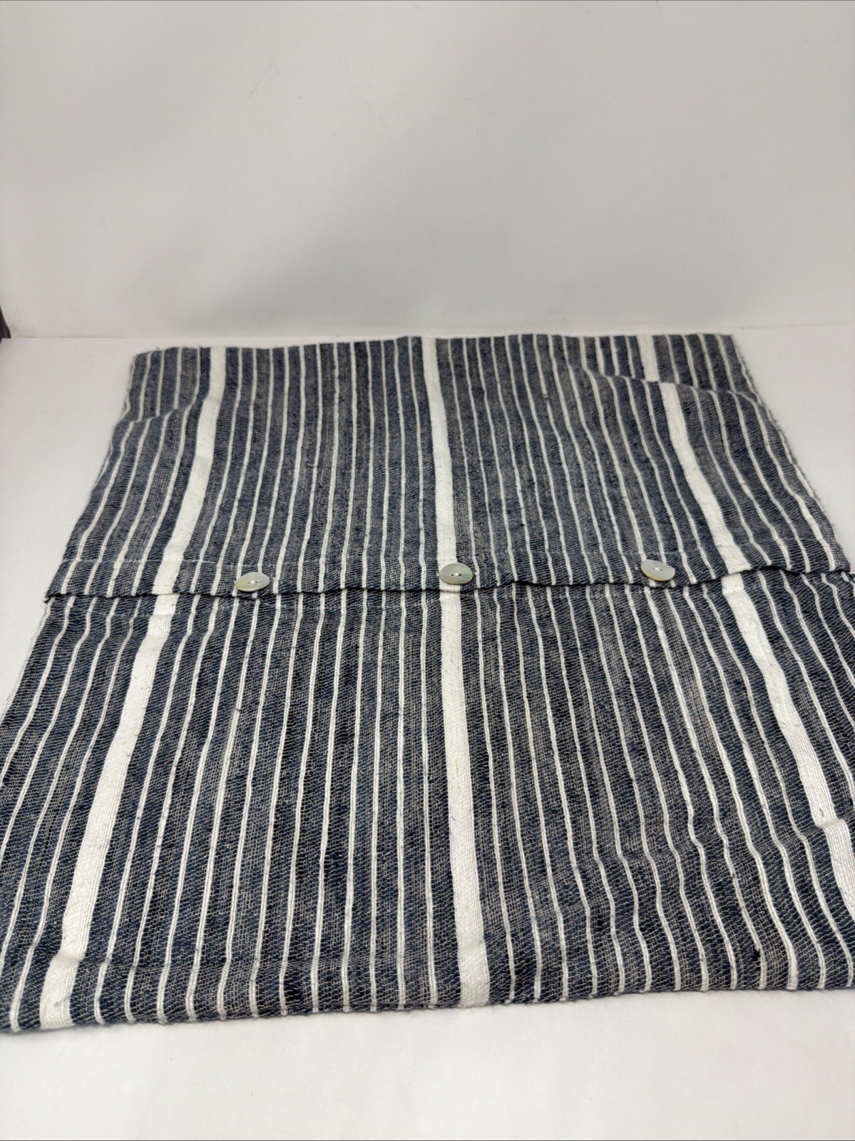West Elm Silk Cotton Mini Stripe Pillow Cover 20