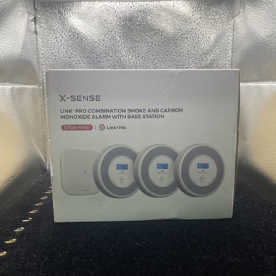 +3-Pack X-Sense XP0A-MR31 Combo Detector Smoke & Carbon Monoxide w/Base Station
