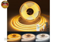 CCT COB LED Streifen Warmweiss, 2M Dimmbar LED Strip, 2700K-6500K