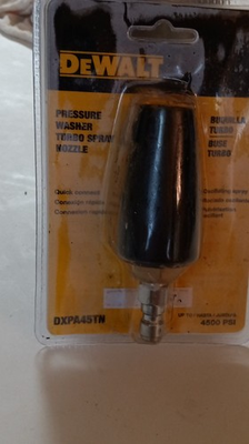 #ad DEWALT Turbo Spray Nozzle DXPA45TN 1 4 in Quick Connect 4500 PSI $15.99