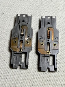 VINTAGE AURORA MODEL MOTORING TJET CHASSIS ~ 2 PC ORIGINAL RARE