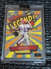 2025 Wild Card Rookies/Legends Jim Kelly/Thurman Thomas Back To Back Card 1/1