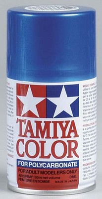 Tamiya PS-16 Metallic Blue Poly-carbonate Spray Paint 86016