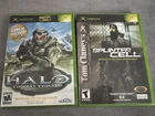 Halo: Combat Evolved & Splinter Cell for Microsoft Xbox - COMPLETE