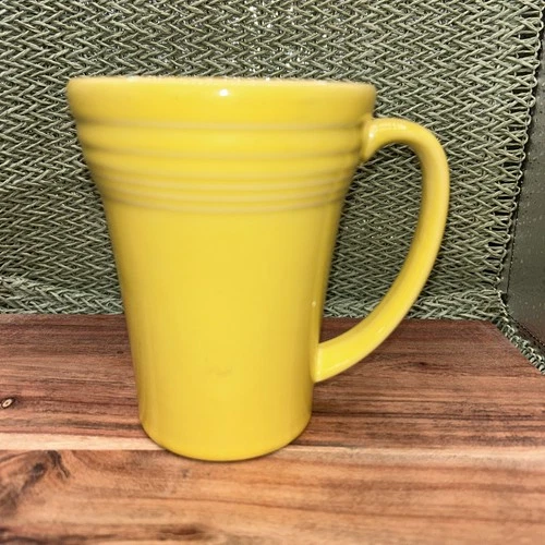Fiestaware - Tall Latte Mug - Sunflower - FIESTA 16 oz - 5 1/4"