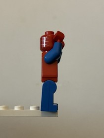 LEGO Spider-Man 1 Minifigure Blue Arms and Legs, Silver Webbing - spd001 