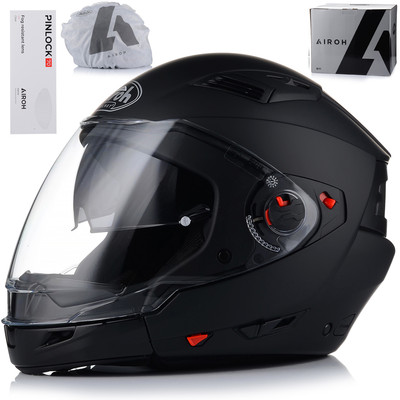 Motorradhelm Jethelm | AIROH EXECUTIVE COLOR | Roller mit Sonnenblende Pinlock