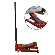 3 Ton Aluminum Steel Floor Jack W Dual Pistons Quick Lift Pump Lift Car Auto