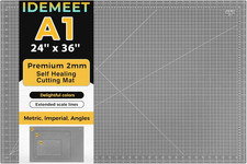Premium 24" x 36" Large Self Healing Sewing Mat, 5-Ply Rotary Cutting Mat for Qu