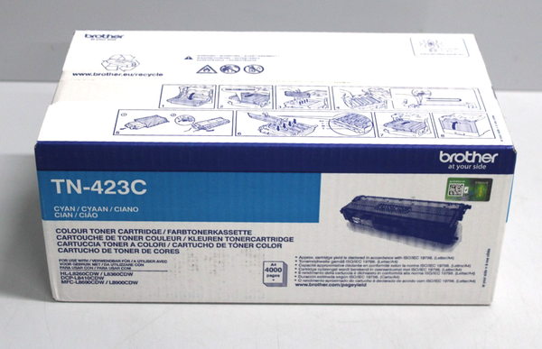 Brother TN-423C Original Toner Cyan 4000 Seiten Druckerpatrone OVP Und NEU-image