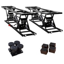 Prtable Car Lift - 7000 Lbs Capacity 26.8 Max. Height Heavy-duty Carbon Stee