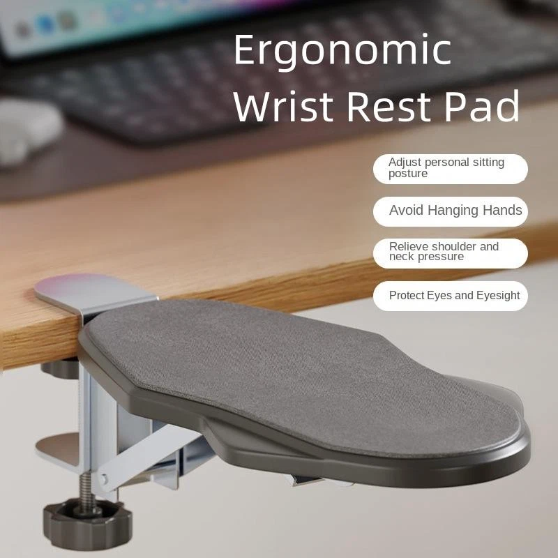 Bracciolo Ergonomico Pieghevole - Estensore Scrivania e Supporto Mouse Pad Rotante - Immagine 2 di 4