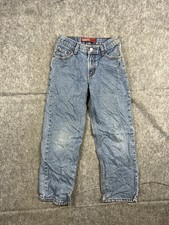 Levi's 550 Jeans Boys Relaxed Fit Straight Leg Medium Wash Casual Denim Size 12R