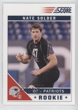 2011 Score Rookie Glossy Nate Solder #366 0g7