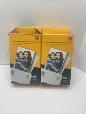 2QTY - Kodak 2.1" X 3.4" Cartridge 30 Sheets Ribbon Paper ICRG-230 - OPEN BOX