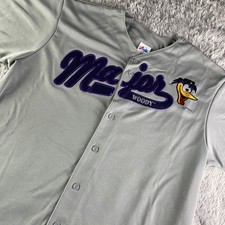 Vintage Majestic Baseball Jersey Mens Extra Large Gray Major Woody USA Made Y2K