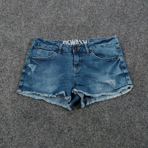 Rewash Shorts Womens 7/28 Blue Hot 