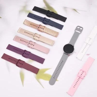 WANME Silicone Wristband Strap for Samsung Galaxy Watch 20MM Sport Band Strap UK