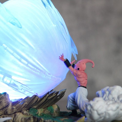 Figurine Scenary Combat Dragon Ball Z Sangoku Vs Majin Buu 22cm - Picture 12 of 24