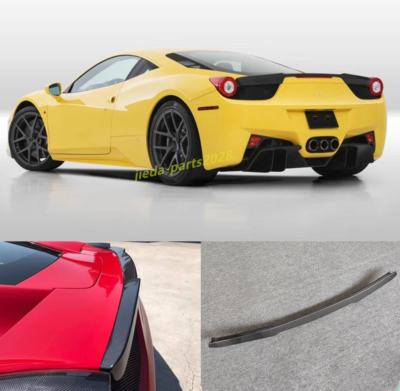 Fits For Ferrari 458 Italia Spider V Style Carbon Fiber Rear Trunk
