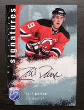2007-08 Be A Player Zach Parise BAP Signatures Auto #S-ZP New Jersey Devils