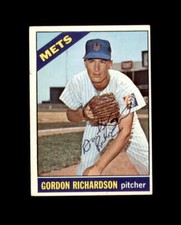 Gordon Richardson Hand Signed 1966 Topps New York Mets Autograph