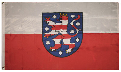 3x5 Thuringia German Germany Super-Poly Flag 3'x5' House Banner Grommets