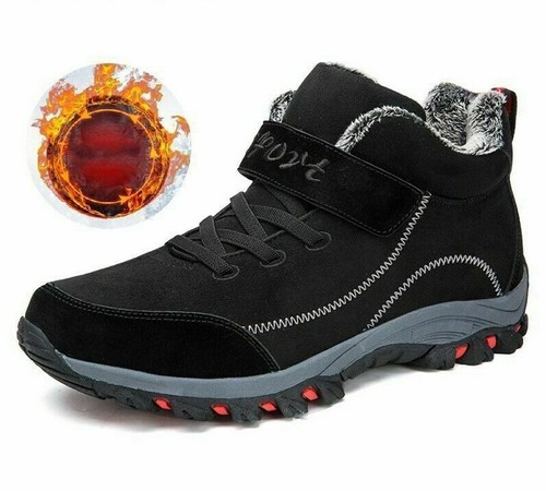 Botas de nieve para hombre, piel de invierno, | eBay