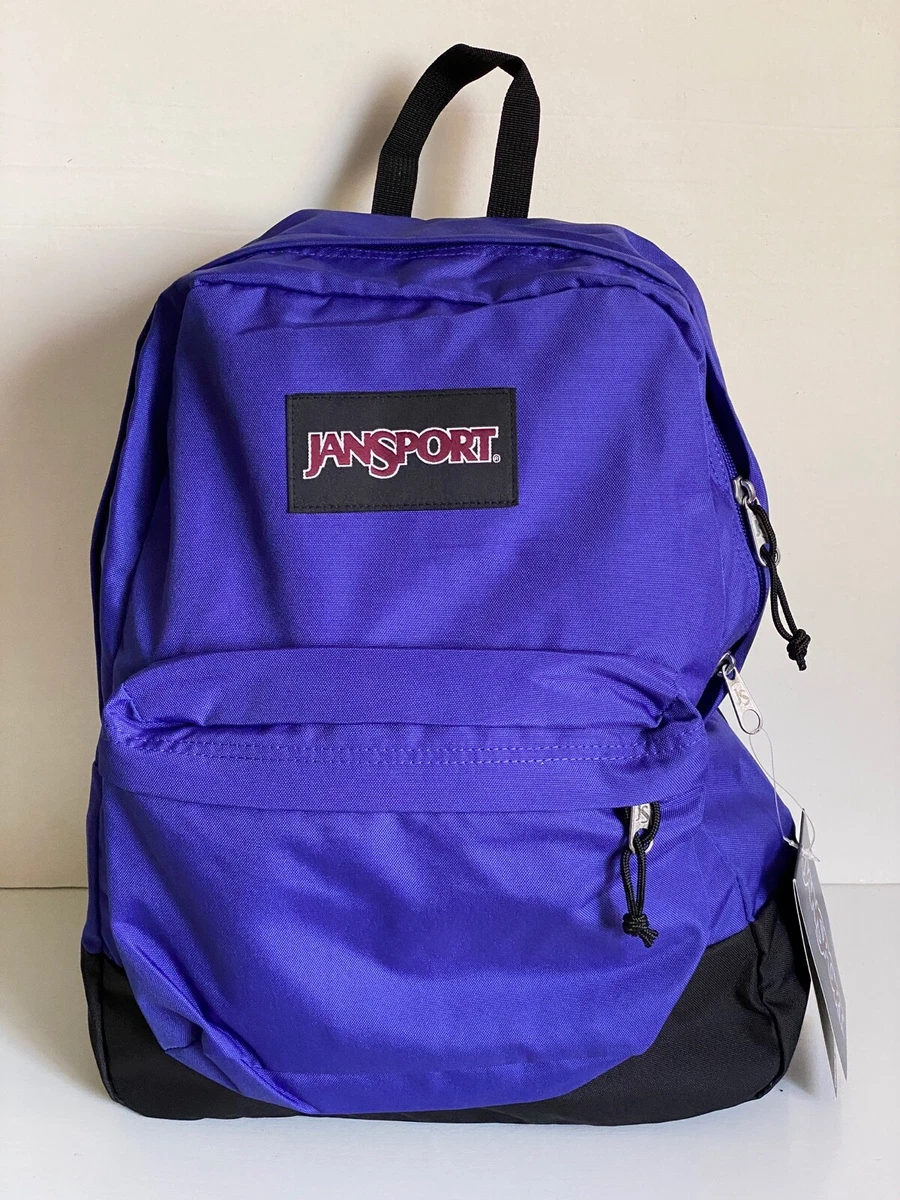 NEW JANSPORT BLACK LABEL VIOLET PURPLE SCHOOL TRAVEL BACKPACK BAG