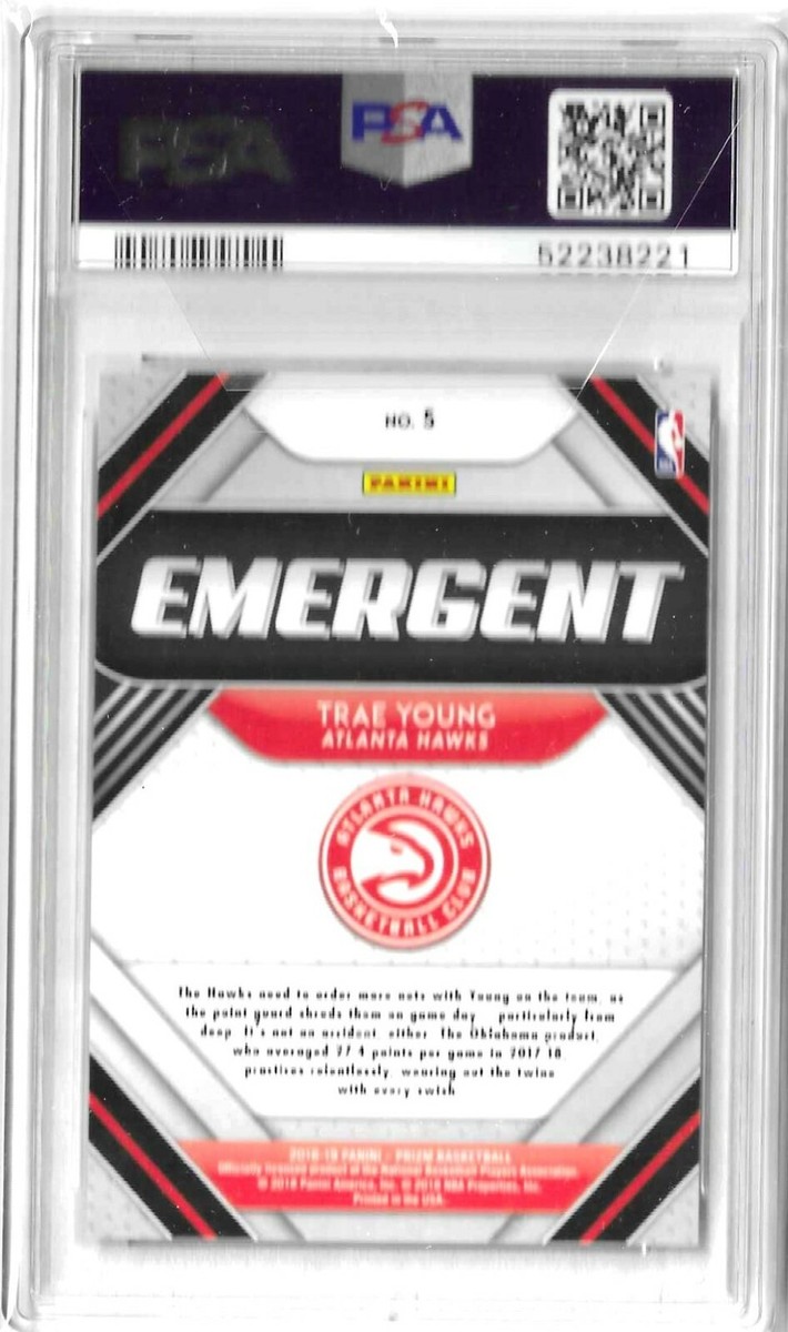 2019 ヴァイスシュヴァルツ FRB リアス PSA 9 2018-19 Panini Prizm Trae Young Emergent Rookie Card PSA 10 Hawks