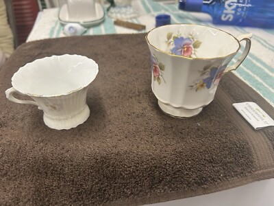 Elizabethan Vintage Tea Cup and One I Can t Make Out The Label On It