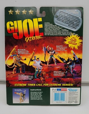 Hasbro Deluxe GI JOE Extreme BALLISTIC Sidearm Blaster Slam