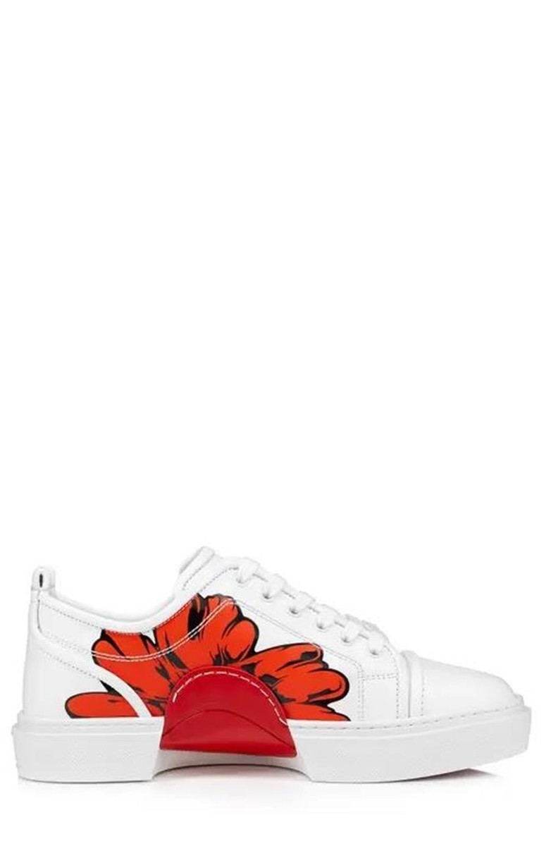 Christian Louboutin ADOLON DONNA FLAT X Shun Sudo Flower Sneakers