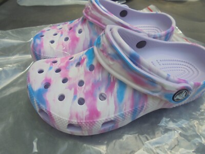 New Crocs Classic Dream Clog Women's Junior J2 Multicolor
