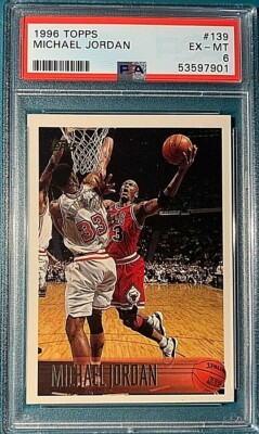 1996 Topps NBA Basketball #139 Michael Jordan PSA 6 | eBay
